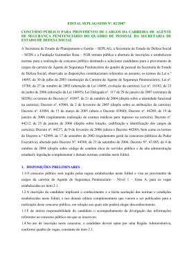 edital seplag/seds n&ordm;. 02/2007 concurso p&uacute;blico para