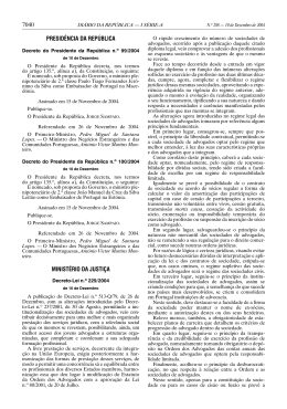 Decreto-Lei n.&ordm; 229/2004, de 10 de dezembro