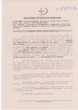 ministério público do trabalho - federação dos trabalhadores da