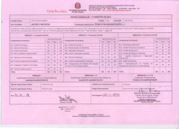 1º semestre - ano 2015