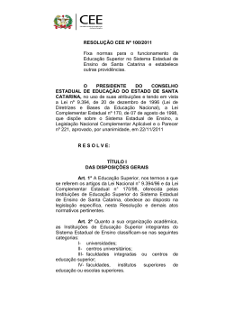 Resolu&ccedil;&atilde;o CEE/SC n&ordm; 100/2011