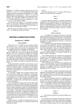 Decreto-Lei n.&ordm; 135/2014