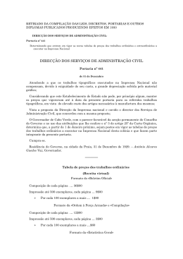 DIREC&Ccedil;&Atilde;O DOS SERVI&Ccedil;OS DE ADMINISTRA&Ccedil;&Atilde;O CIVIL