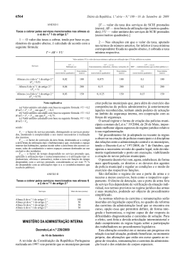 Decreto-Lei n.&ordm; 239/2009