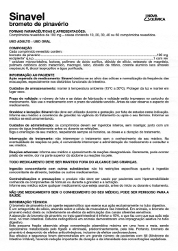 Sinavel atas - Nova Qu&iacute;mica