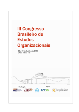 Programa&ccedil;&atilde;o III CBEO