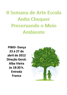 PROGRAMA II semana de artes [Modo de - DTI
