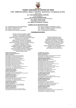 PODER JUDICI&Aacute;RIO DO ESTADO DO PAR&Aacute;