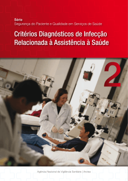 Crit&eacute;rios Diagn&oacute;sticos de Infec&ccedil;&atilde;o Relacionada &agrave;