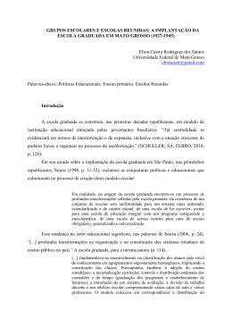 GRUPOS ESCOLARES E ESCOLAS REUNIDAS