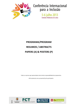 Sess&otilde;es Paralelas