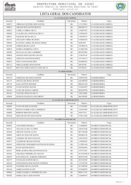 PREFEITURA MUNICIPAL DE IGUA&Iacute; LISTA GERAL