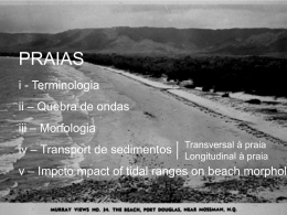 PRAIAS - Oceanografia