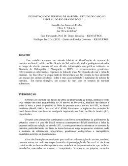 DELIMITA&Ccedil;&Atilde;O DO TERRENO DE MARINHA: ESTUDO DE CASO
