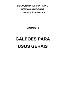 Projeto de Galp&otilde;es - Sky Light Estruturas Met&aacute;licas