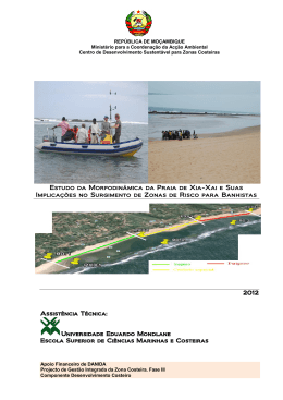 Estudo da Morfodin&acirc;mica da Praia de Xia
