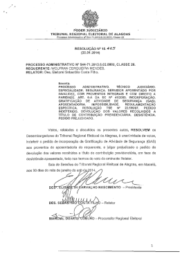 15465 - Tribunal Regional Eleitoral de Alagoas