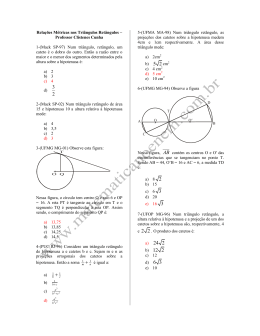 relacoes metricas no triangulo retangulo