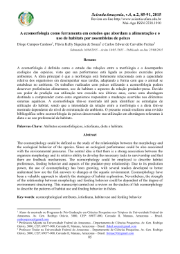 a ecomorfologia como ferramenta em estudos
