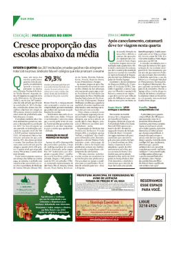 Cresce propor&ccedil;&atilde;o das escolas abaixo da m&eacute;dia