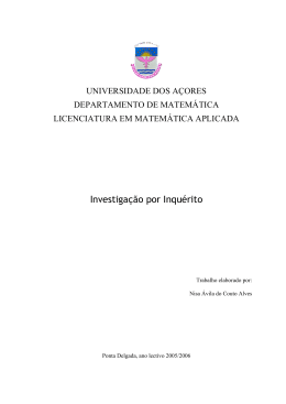 Investiga&ccedil;&atilde;o por Inqu&eacute;rito