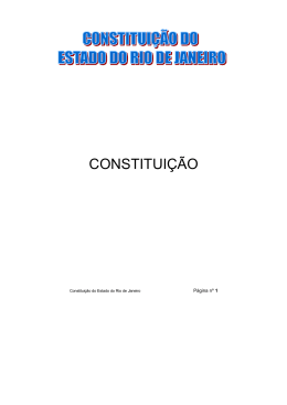 CONSTITUIÇÃO - Câmara dos Deputados