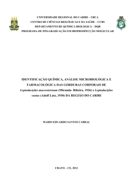 ler sobre - Programa de Pós-Graduação em Bioprospecção Molecular
