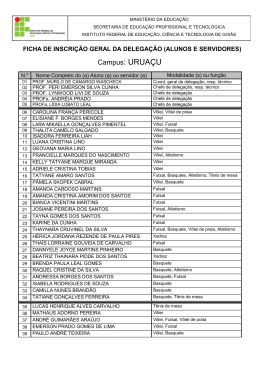 (Veja aqui a delega&ccedil;&atilde;o do Campus).