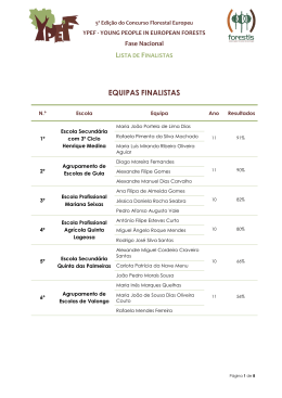 EQUIPAS FINALISTAS