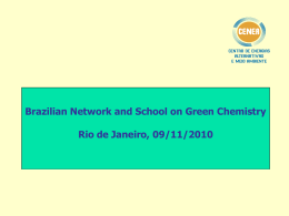 Green Chemistry - Associação Brasileira de Química