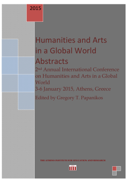 2015 - Athens Institute for Education & Research