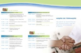 Programa da ac&ccedil;&atilde;o de forma&ccedil;&atilde;o em comunica&ccedil;&atilde;o.