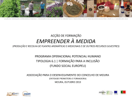 Ac&Ccedil;&Atilde;o de forma&Ccedil;&Atilde;o Empreender &Agrave; Medida