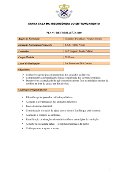 1 PLANO DE FORMA&Ccedil;&Atilde;O 2010 Ac&ccedil;&atilde;o de Forma&ccedil;&atilde;o Cuidados
