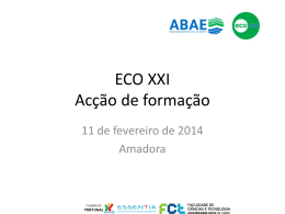ECO XXI Ac&ccedil;&atilde;o de forma&ccedil;&atilde;o