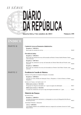 Diário da República - Agrupamento de Escolas António Alves