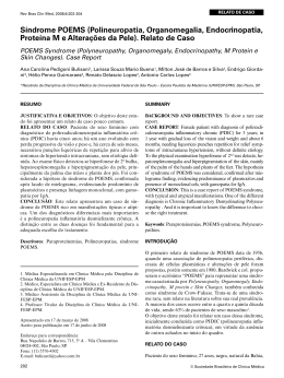 S&iacute;ndrome POEMS (Polineuropatia, Organomegalia, Endocrinopatia