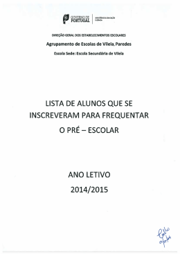 pr&eacute;-escolar