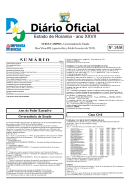 4 - Imprensa Oficial do Estado de Roraima