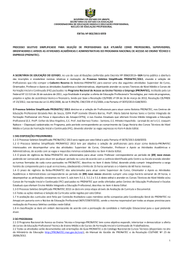 edital n&ordm; 002/2013-seed processo seletivo simplificado para sele&ccedil;&atilde;o
