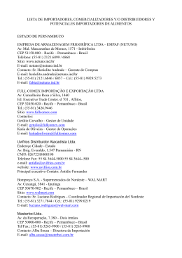lista de importadores, comercializadores y/o distribuidores y