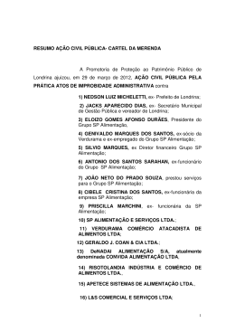 RESUMO A&Ccedil;&Atilde;O CIVIL P&Uacute;BLICA - Minist&eacute;rio P&uacute;blico do Paran&aacute;