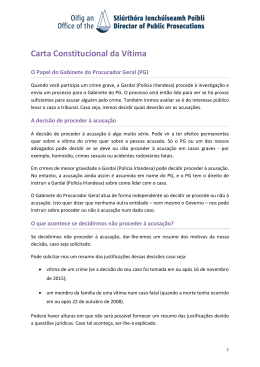 Carta Constitucional da V&iacute;tima - Office of the Director of Public