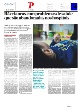 H&aacute; crian&ccedil;as com problemas de sa&uacute;de que s&atilde;o abandonadas nos