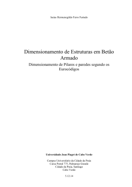 Dimensionamento de Estruturas em Bet&atilde;o Armado