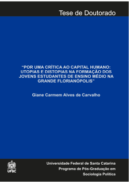 Giane Carmem Alves de Carvalho - Reposit&oacute;rio Institucional da UFSC