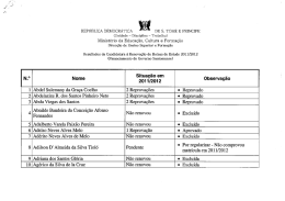REPÚBLICA DEMOCRATICA DE S. TOMÉ E PRINCIPE
