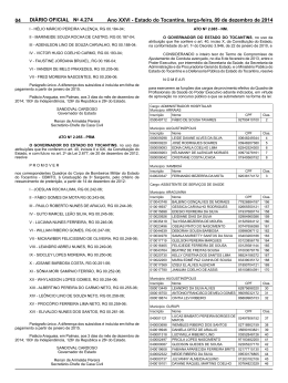 Ano XXVI - Estado do Tocantins, ter&ccedil;a-feira, 09 de