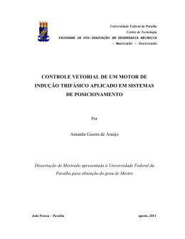 controle vetorial de um motor de indução trifásico aplicado