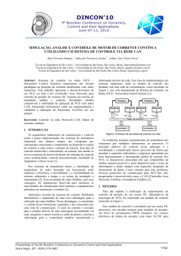simulação, análise e controle de motor de corrente contínua